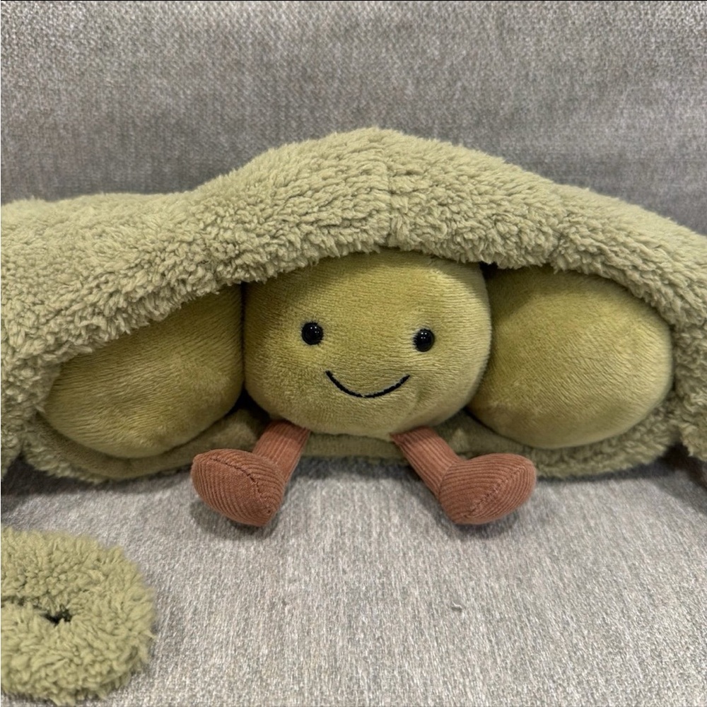 Authentic Retire! Jellycat amuseable pea in a pod / Jellycat Pea in a Peapod - Picture 2 of 5